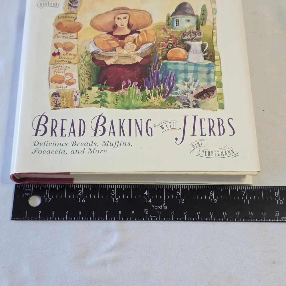 Bread Baking with Herbs Cookbook Delicious Breads‎ Muffins Focaccia 1996